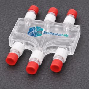 Mini Luer Interface Module (3-Inlet / 3-Outlet)